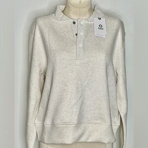 NWT Tasc Pitkin Country Fleece Off-White Pullover Women’s